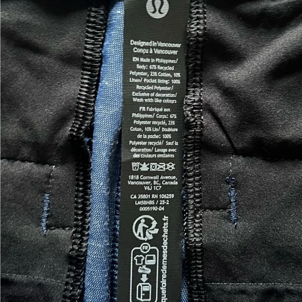 NWT LuluLinen Pleated Trouser Regular- Club Blue - Picture 8 of 11